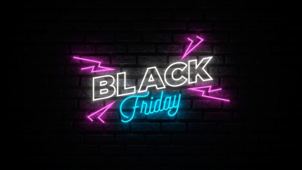 Black friday cartel de neon
